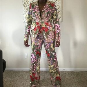 Fashion Nova Floral Patterned Pantsuit